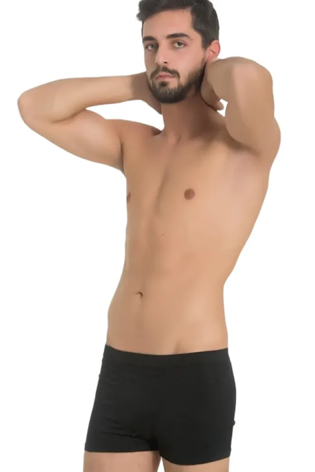 Chilot tip boxeri pentru bărbați, material comfortabil, culoare negru