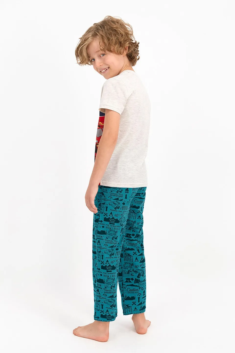 Pijama pentru copii Disney MC QUEEN, culoarea Gri - 2