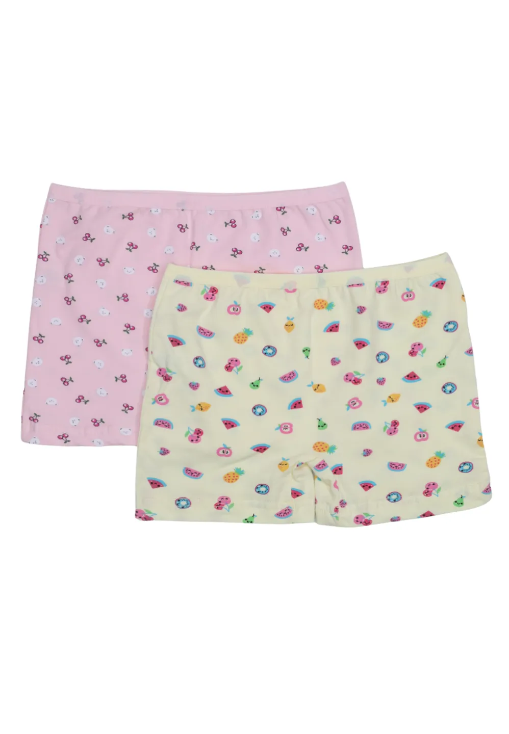 Set 2 Boxeri Fete – Bumbac și Elastan, Culori Asortate - 1