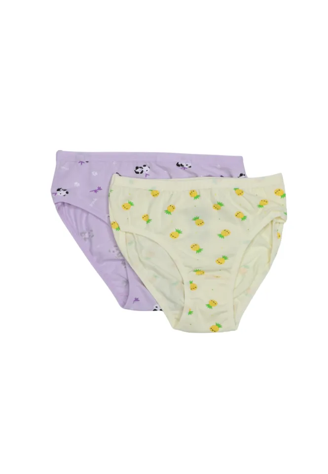 Set 2 Chiloți Fete – Multicolor, Bumbac și Elastan