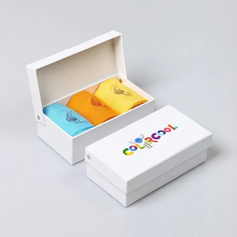 Set 3 Perechi Șosete Bărbătești Mercerizate Color Cool