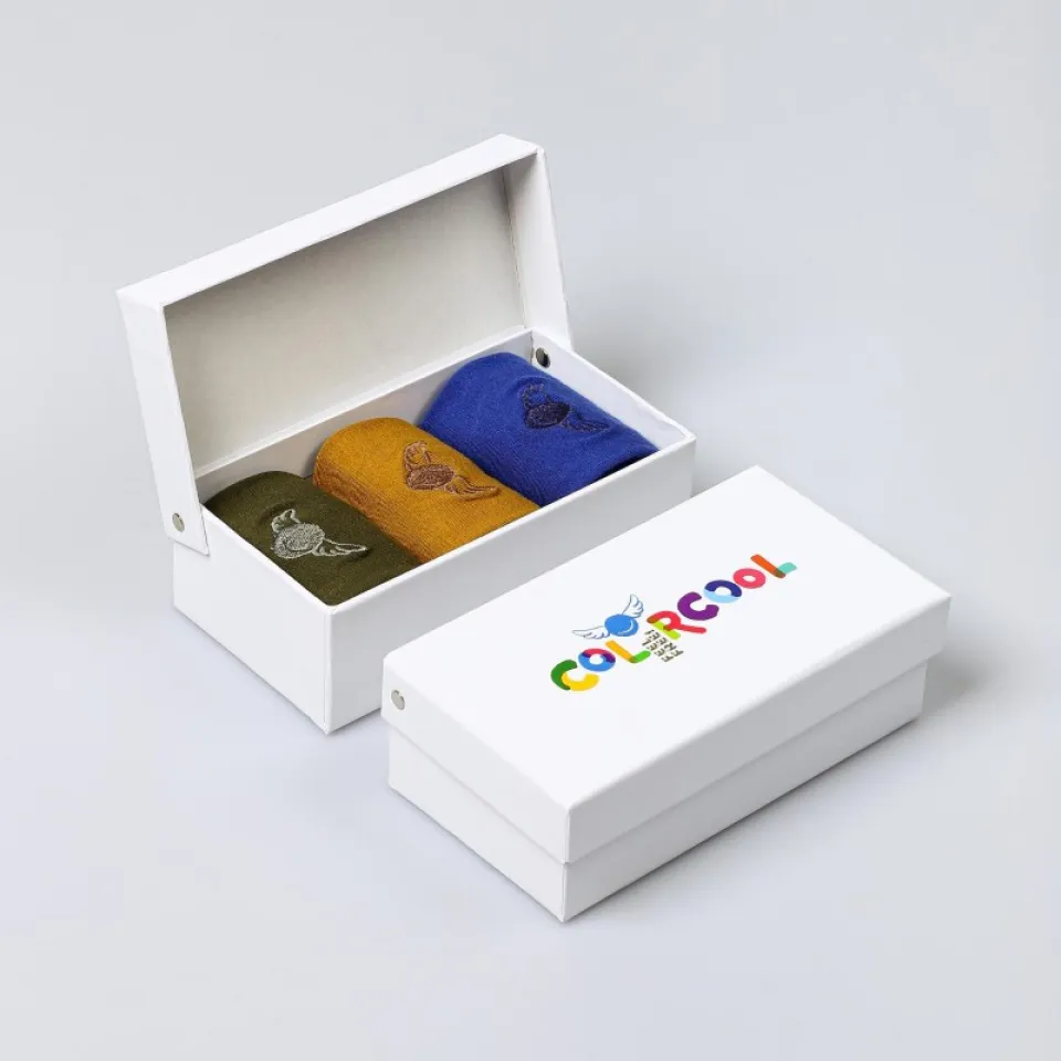 Set 3 Perechi Șosete Bărbătești Mercerizate Color Cool