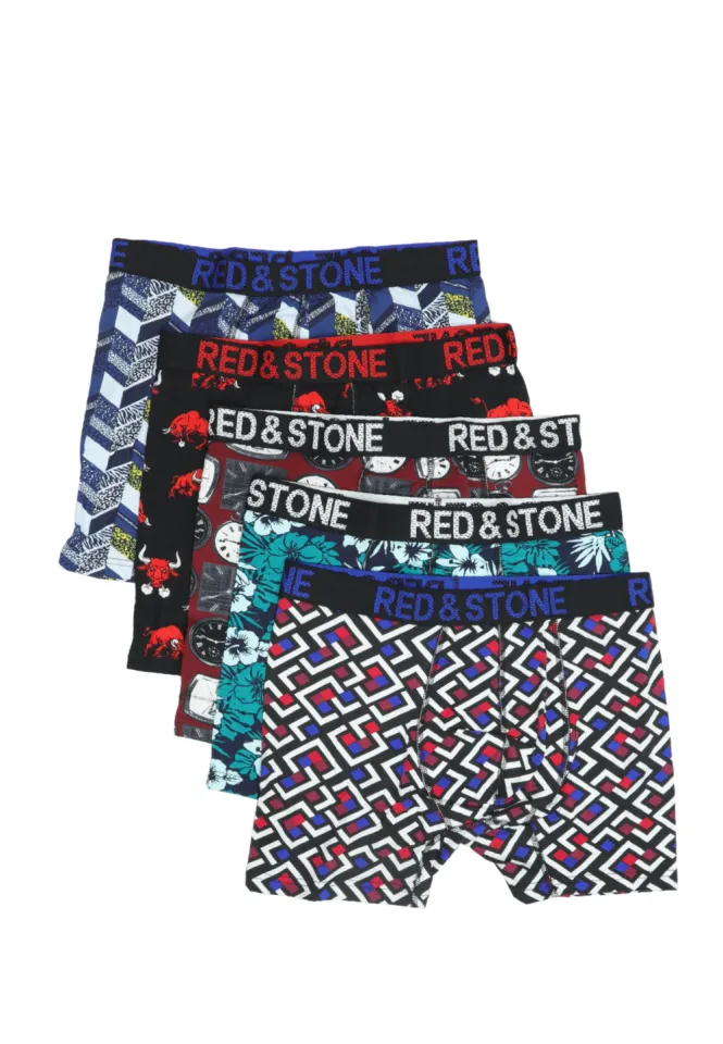 Set 5 Boxeri Bărbătești – Diverse Modele, Bumbac