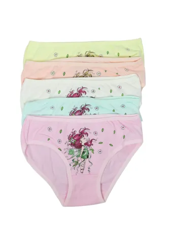 Set 5 chiloți fetițe – culori diverse