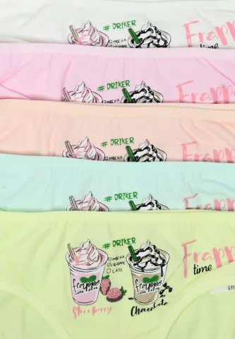 Set 5 chiloți fetițe – culori diverse hover