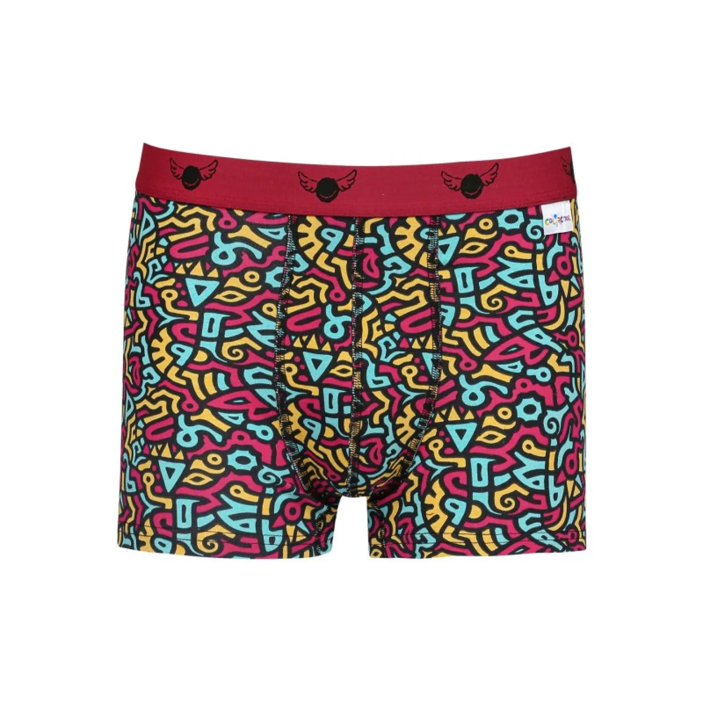 Set Barbati Boxeri și Șosete Graffiti - Imprimeu Color Bomb - 3