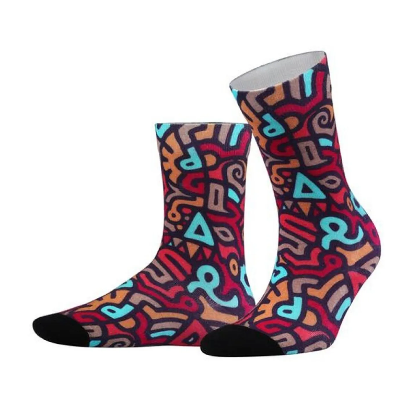 Set Barbati Boxeri și Șosete Graffiti - Imprimeu Color Bomb - 2