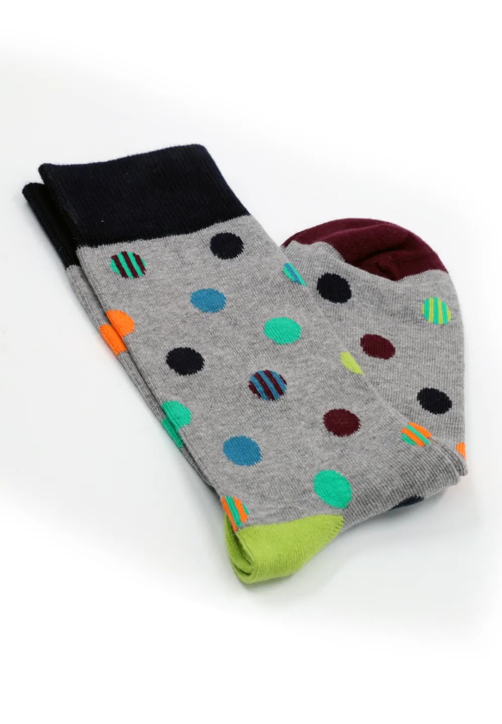 Set 12 Perechi Șosete Colorate pentru Barbati – Organic, Fără Cusătură - 12