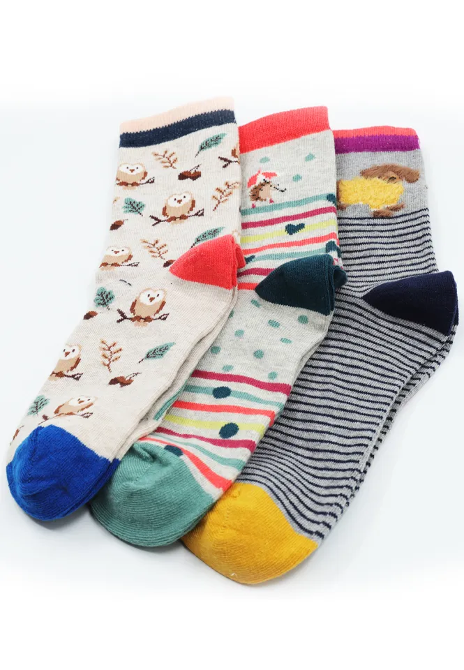 Set șosete damă organice fără cusătură 3 buc