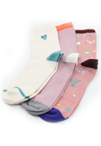 Set șosete damă organice fără cusătură 3 buc