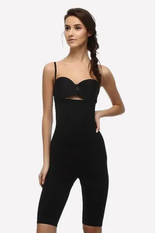 Lenjerie Modelatoare cu Efect de Slăbire - Negru