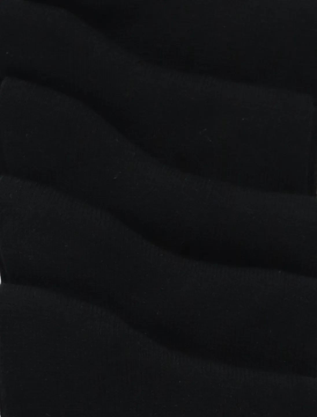 Negru - Set 5 perechi șosete bărbați, subțiri, înalte, 80% bumbac, confortabile - 2