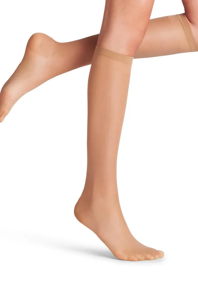 Șosete Penti Fit 20 DEN, ,,Parlak, Ince'', până la genunchi- lucioase, nude
