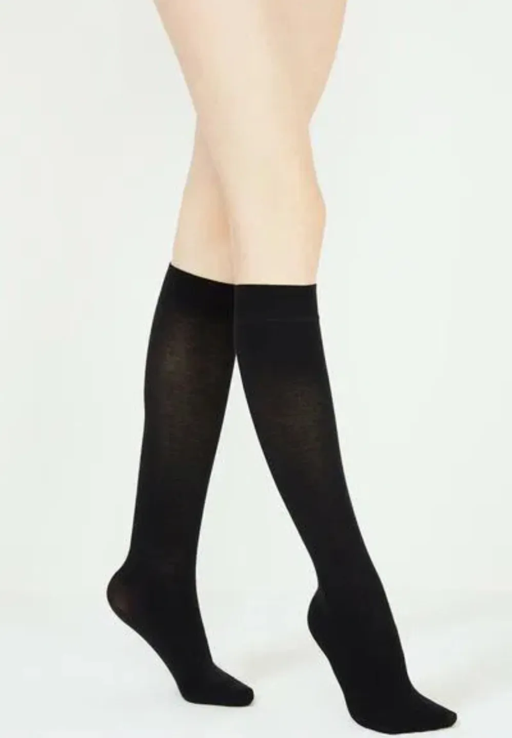 Șosete dama Penti Micro 40 DEN, sub genunchi- semi-opace și mate, negru - 1