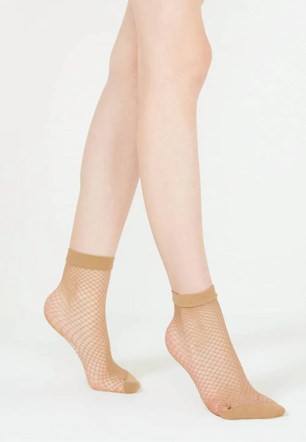 Șosete Penti ,,Klasik File,, până la genunchi – Nude, cu Vârf Rezistent - 1