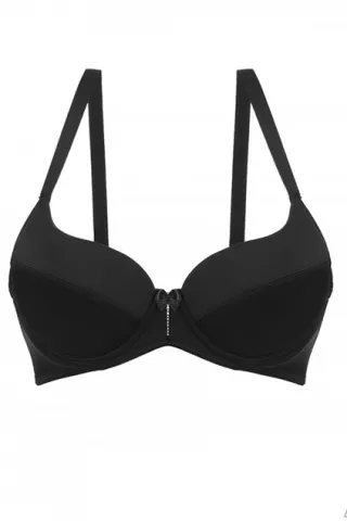 Sutien damă, cupe din microfibră, culoare negru hover