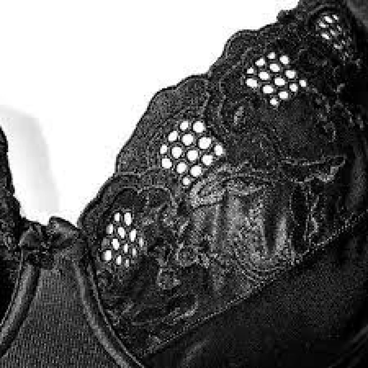 Sutien damă minimizer cu dantelă și cupe moi, culoare negru - 2