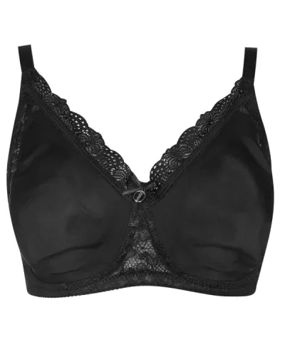 Sutien damă minimizer fără balene și cupe moi, culoare negru