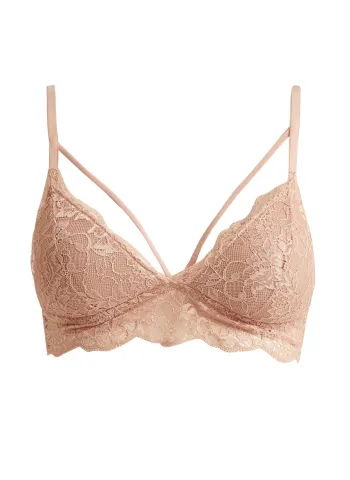 Sutien damă Serena- cu burete, fără push-up, culoare roz pudrat