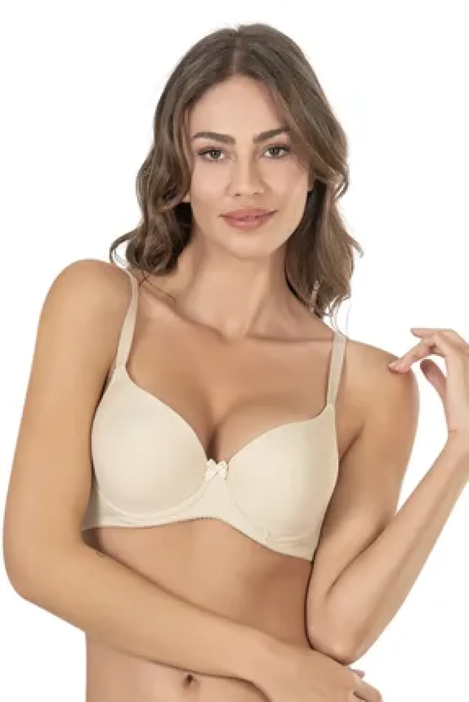 Sutien NBB cu burete,  culoare bej - 1