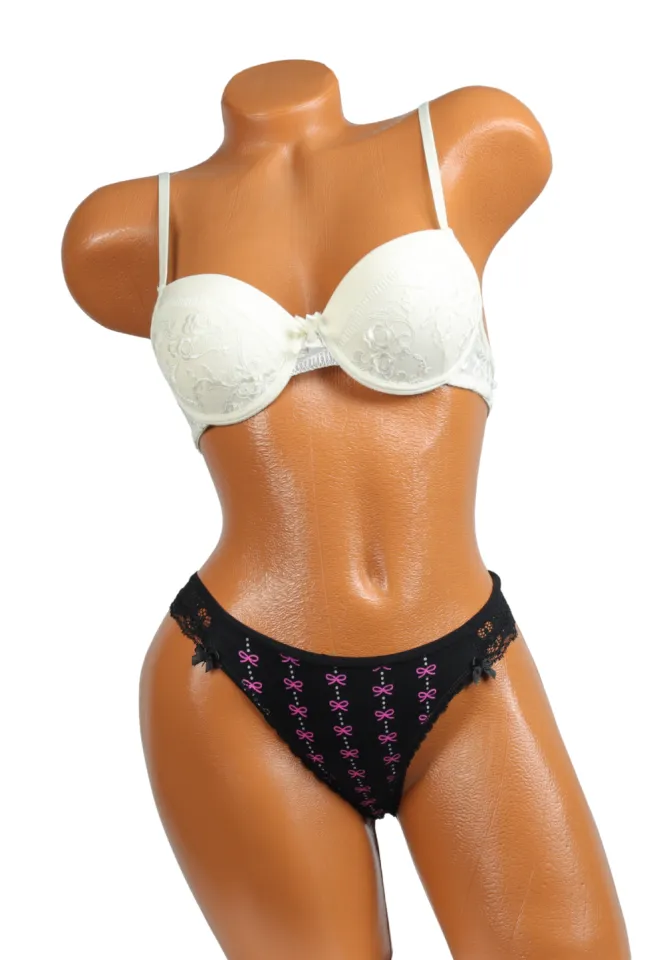 Sutien NBB cu Push-Up cu dantelă, culoare alb