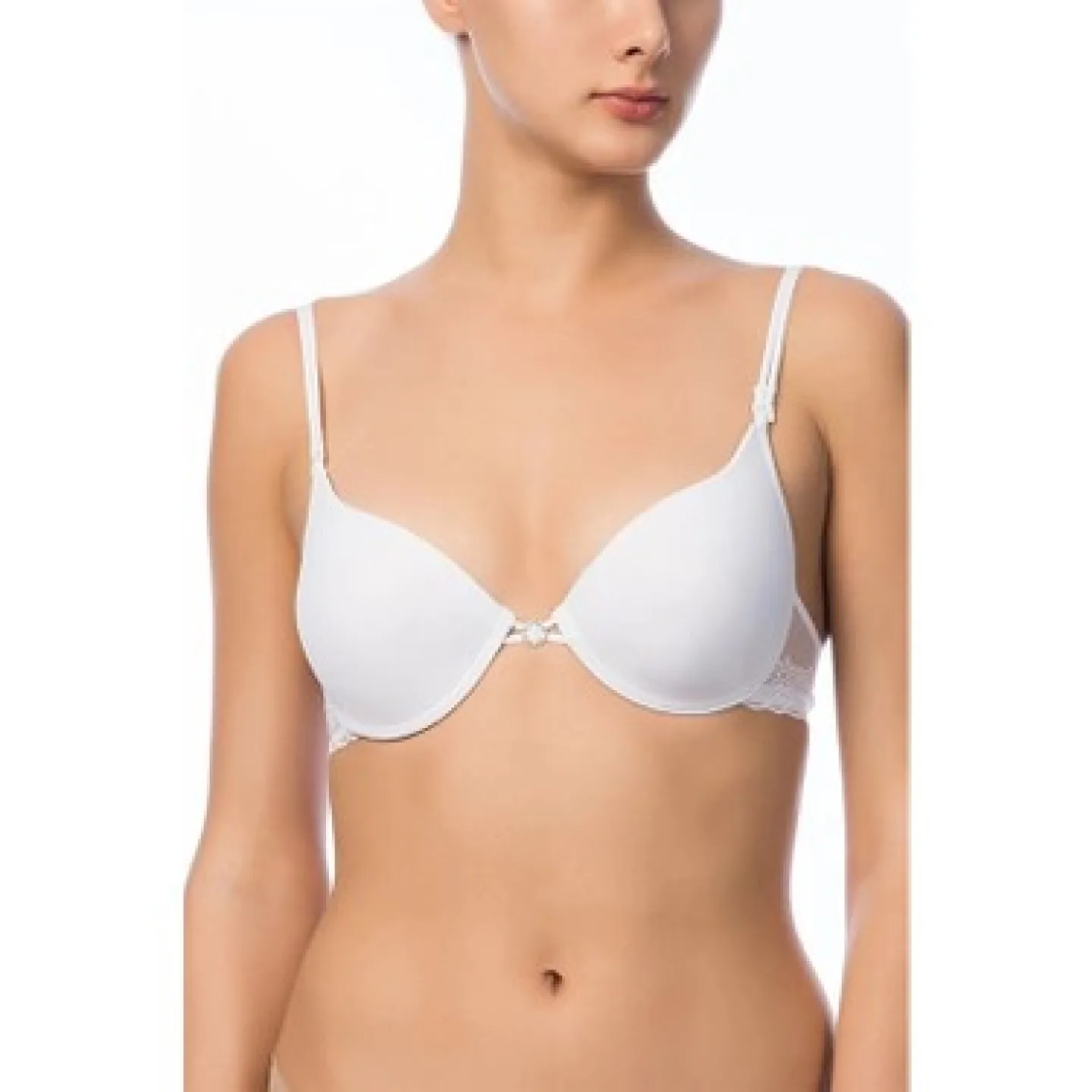 Sutien NBB cu Push-Up, Culoare Alb - 3