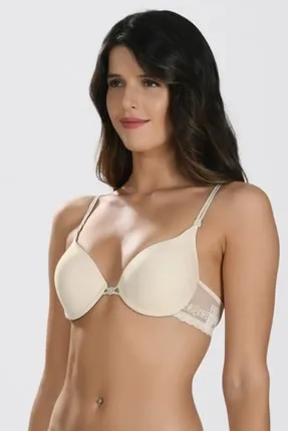 Sutien NBB cu Push-Up, Culoare Bej - 1