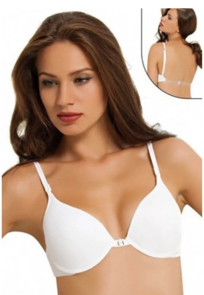 Sutien NBB cu Push-Up si Balene de Sustinere, Culoare Alb