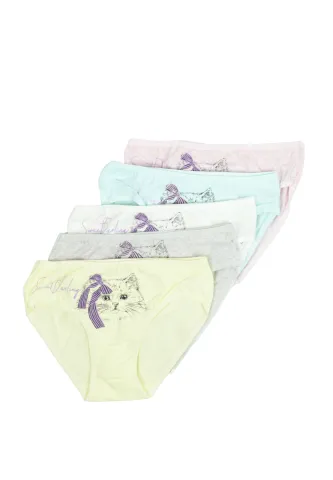 Set 5 chiloți fetițe – culori diverse