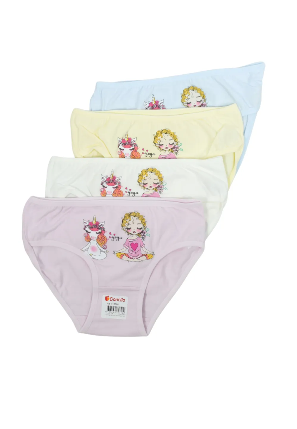 Set 4 chiloți fetițe – culori diverse - 1