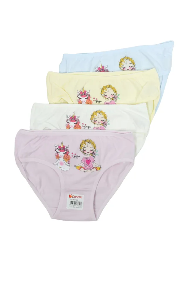 Set 4 chiloți fetițe – culori diverse