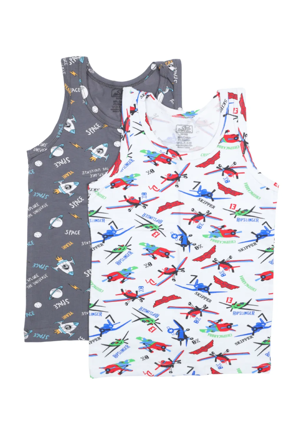 Set 2 Maiouri Băieți – Multicolor, Bumbac și Elastan - 1