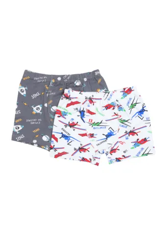 Set 2 Boxeri Băieți – Bumbac și Elastan, Multicolor