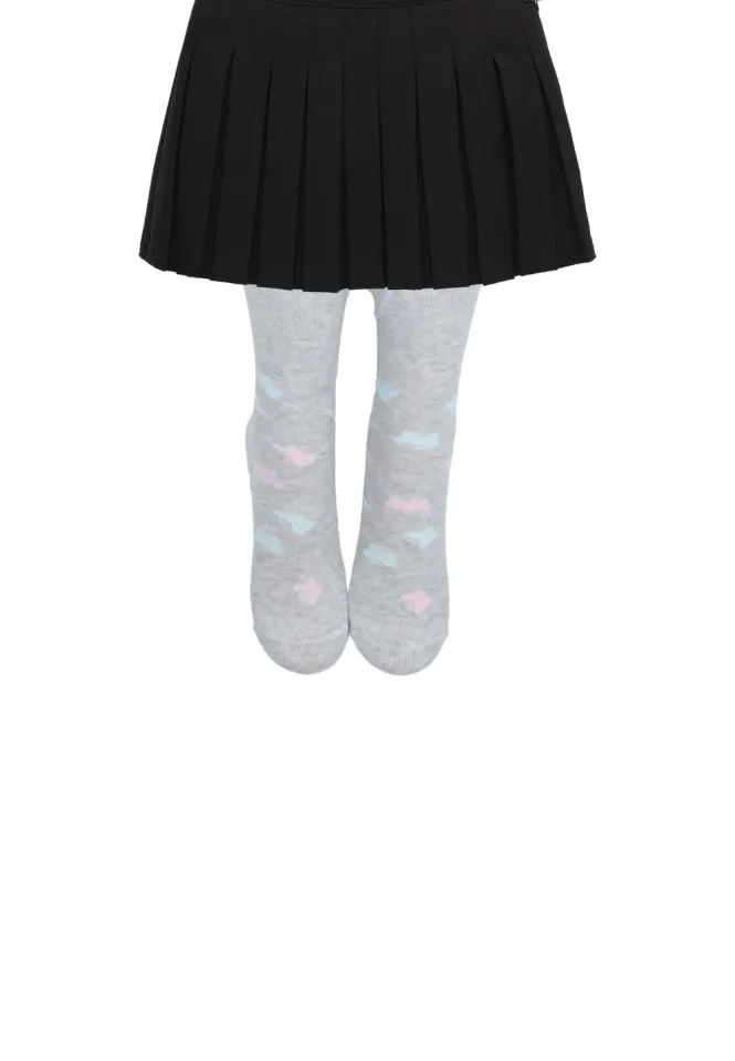 Dres pentru copii gri cu fluturaș