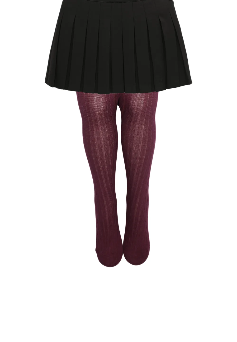 Dres pentru copii – visiniu cu dungi - 1