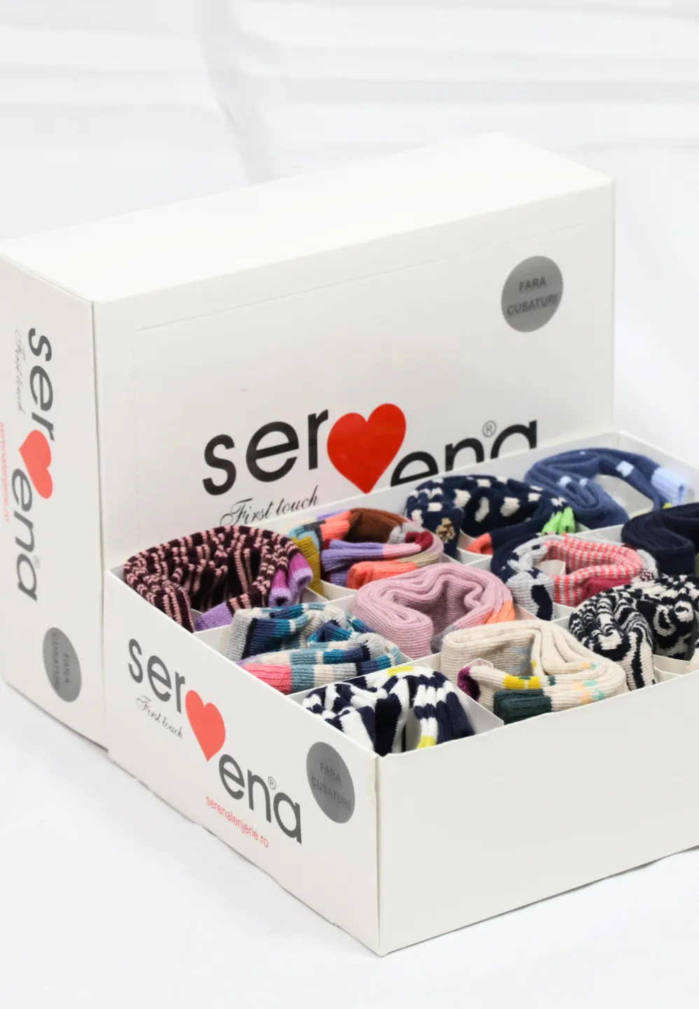 Set 12 Perechi Șosete Colorate pentru Femei – Organic, Fără Cusătură - 1