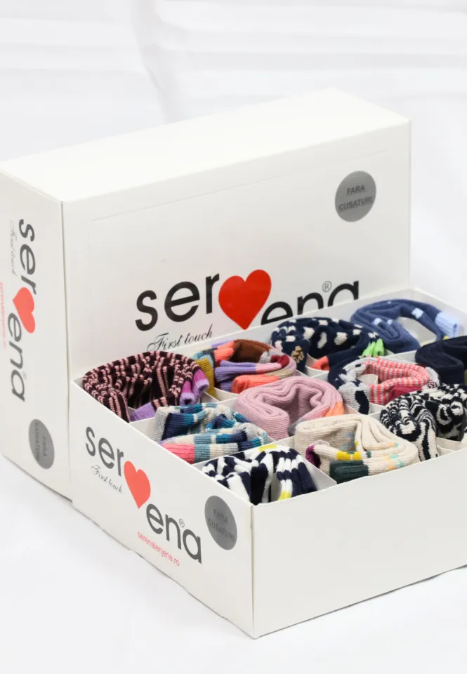 Set 12 Perechi Șosete Colorate pentru Femei – Organic, Fără Cusătură