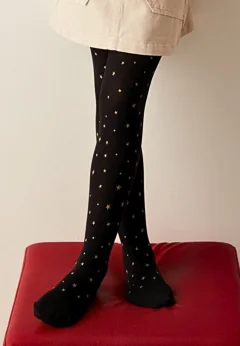 Dres fetițe Penti Pretty ,,Ice Cream'' 30 DEN, imprimeu înghețată, alb