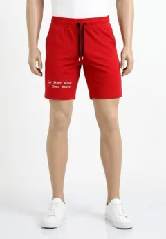 Pantaloni scurți bărbătești cu imprimeu, croială lejeră