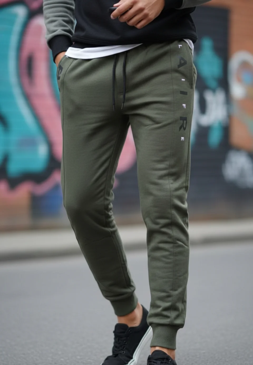 Pantaloni de trening bărbați Life Air, verzi