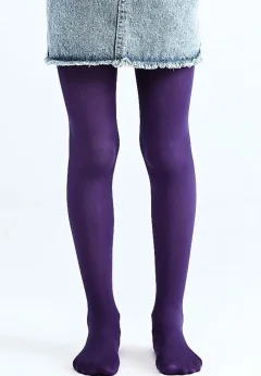 Dres fetițe Penti Pretty Micro 40 DEN- mat, opac, culoare mov inchis