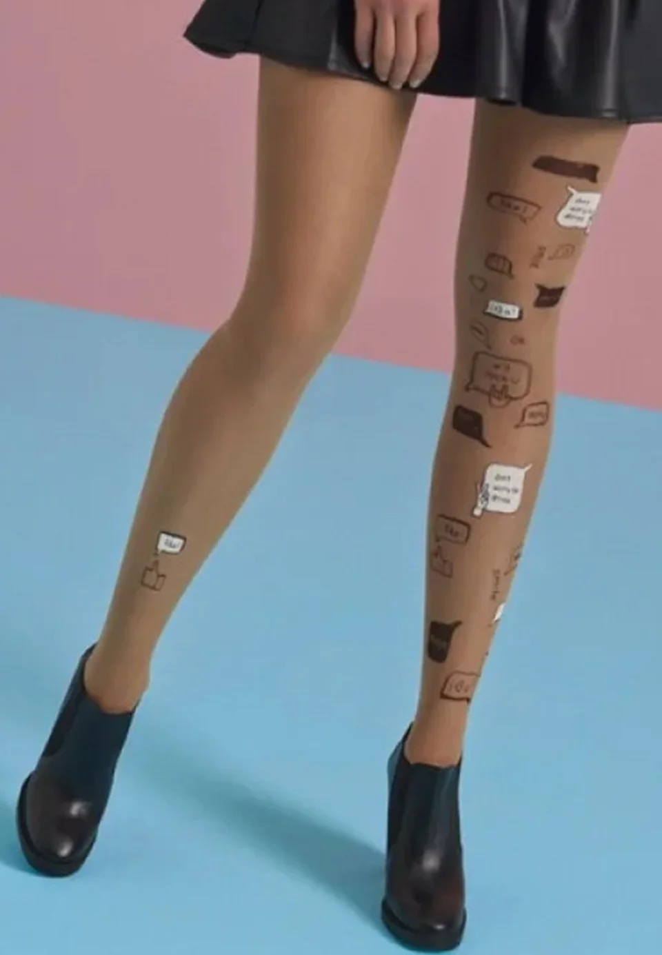 Dres dama Penti Lovely 20 DEN ,,Speech''- mat, culoare nude