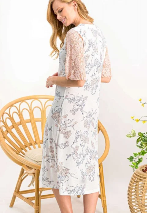 Rochie damă până la genunchi, cu bretele subțiri, model în dungi multicolore (Kopya)