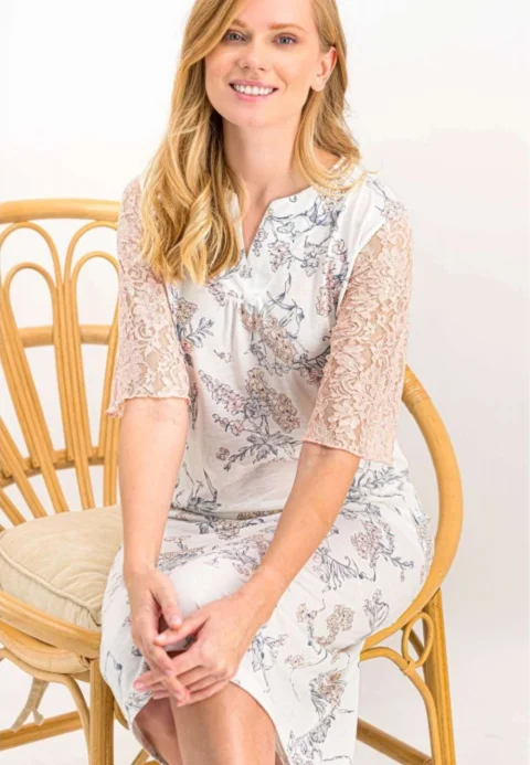 Rochie damă până la genunchi, cu bretele subțiri, model în dungi multicolore (Kopya)